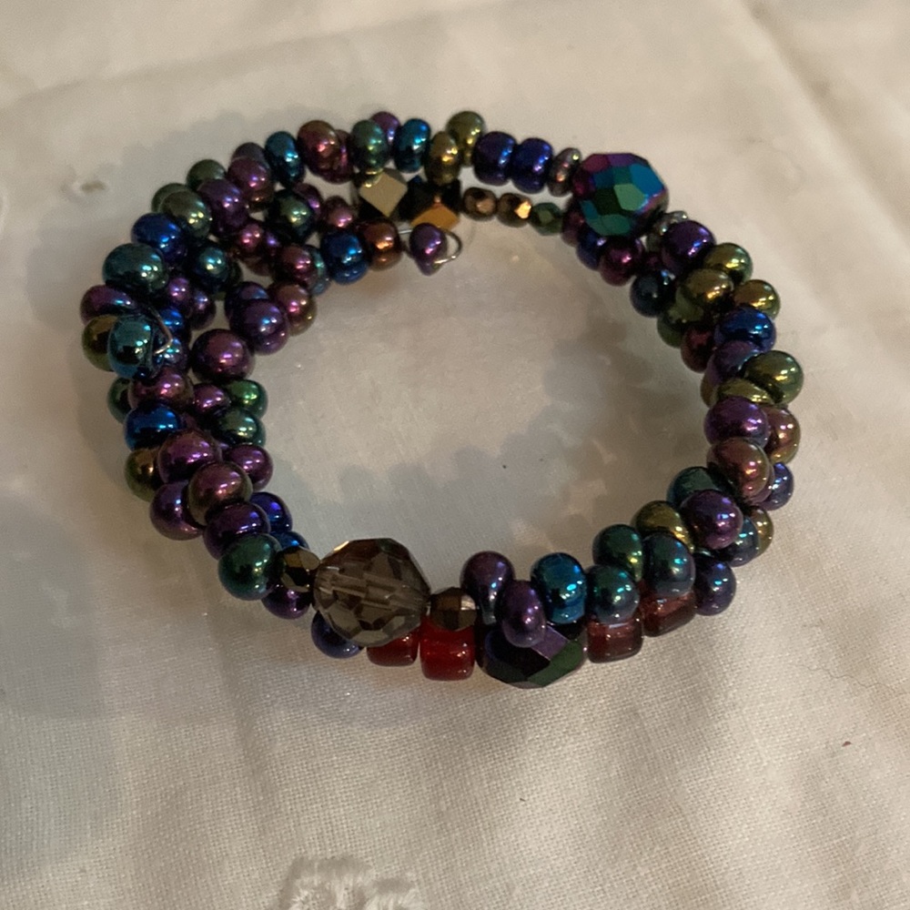 Beaded Wrap Bracelet - Picture 2 of 3